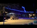Hârșova Town At Night December 2012 Dobruja Romania