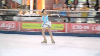 preview picture of video 'Sheikha Al Dhaheri Skating at Al Ain Mall February 2015'
