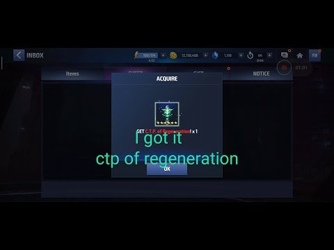 I got it ctp of regeneration in ctp chest