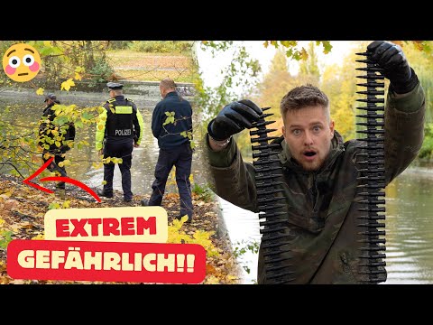 Filming halted due to a major police operation following an explosive find!!🤯😳/ Magnet fishing wi...