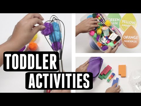 Toddler Learning Activities to do at HOME - Busy Bin Ideas