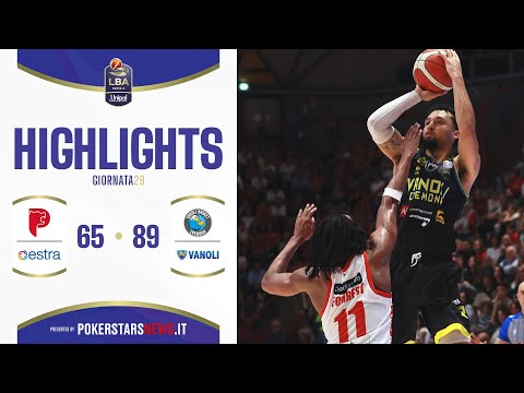 Estra Pistoia - Vanoli Basket Cremona | PokerstarsNews Highlights Serie A Unipol 2024/2025