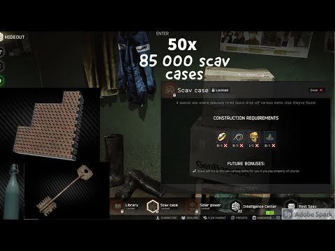 Opening 50x (85 000 roubles) scav case Escape from Tarkov