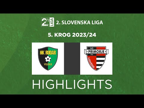 Rudar Velenje 0-1 Primorje | 5. krog #2SNL 2023/24 | VRHUNCI