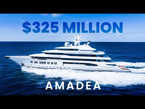 Inside the $325 Million Amadea Superyacht | A Floating Masterpiece of Power and Perfection