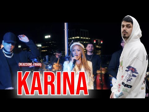 RAPERO ESPAÑOL ALUCINA CON Nestor En Bloque ❌ Karina-  Frágil (Cover  Cumbia Argentina)(REACCION)
