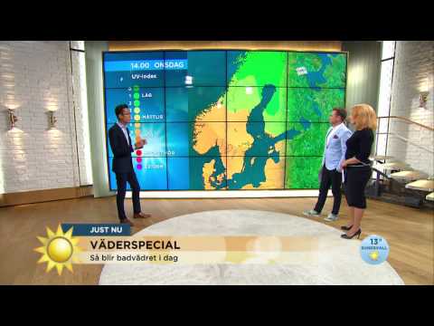 Här blir badvädret bäst idag - Nyhetsmorgon (TV4)