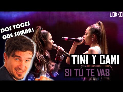 Reacción a Tini, Cami - Si Tú Te Vas (en vivo, Luna Park) | Análisis de Lokko!