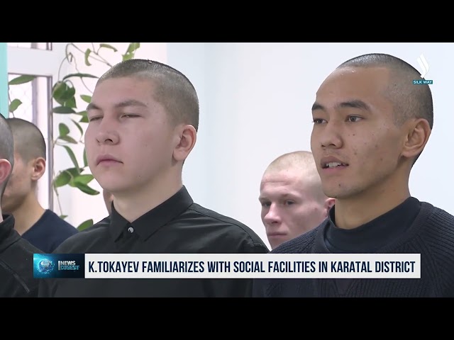 President Tokayev familiarizes with social facilities in Karatal district
