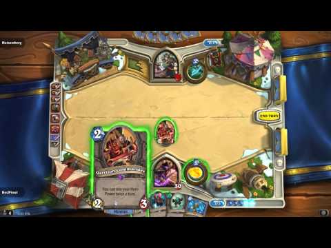 Hearthstone - TGT Tavern Brawl, Medivh vs Alleria (Inspire vs Joust)