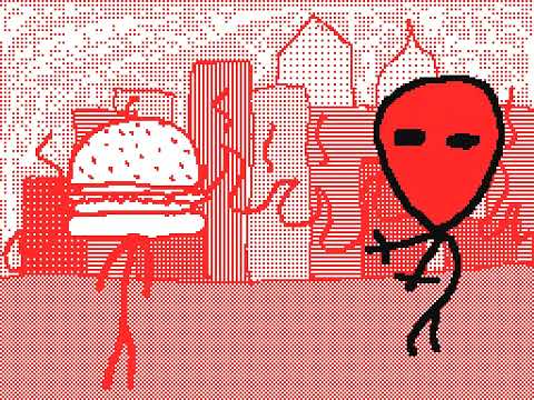 burger man saves the city