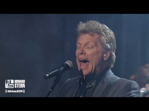 Jon Bon Jovi & Train's Pat Monahan “Wanted Dead or Alive” at Howard’s Birthday Bash (2014)