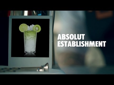 ABSOLUT ESTABLISHMENT DRINK RECIPE - HOW TO MIX