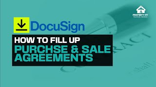 DocuSign: How to set up fields to fill out a purchase and sales agreement? |WHOLESALE REAL ESTATE