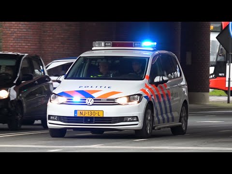 P1, Politie Rijopleiding Touran met spoed door Driebergen-Rijssenburg