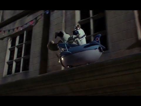 Wallace & Gromit The Curse of the Were Rabbit - Dog Fight Scene