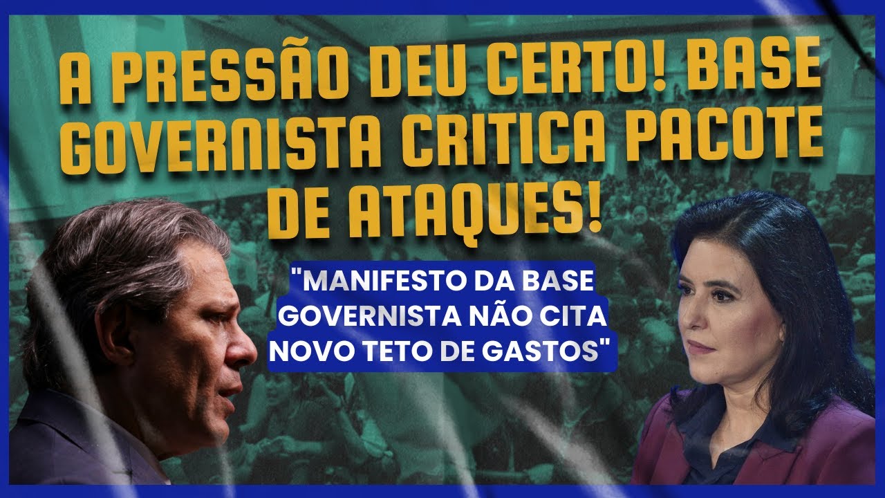 A pressão deu certo! Base governista critica pacote de ataques!