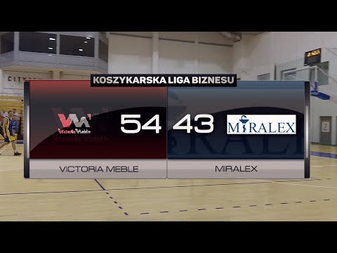 Victoria Meble vs Miralex - III kolejka - I Liga Poznań - Koszykarska Liga Biznesu