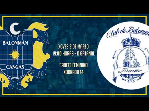 Cadete Feminino - Liga Ouro - X14 - Salón Avilés Bm. Cangas - Balonmano Porriño