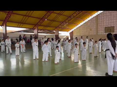 Taekwondo indiara-goias primeiro exame de faixas Coloridas 2026