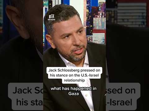 Jack Schlossberg pressed on his stance on the U.S.-Israel relationship