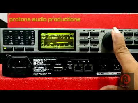 Cara mudah setting DCX2496 BEHRINGER by protons audio