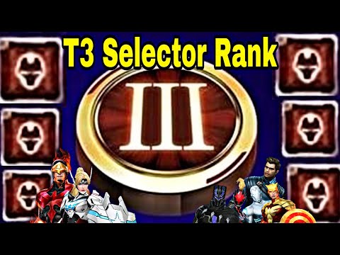 T3 Selector Rank Guide in Black Friday 2021 And Suggestions On T3 Selector - Marvel Future Fight