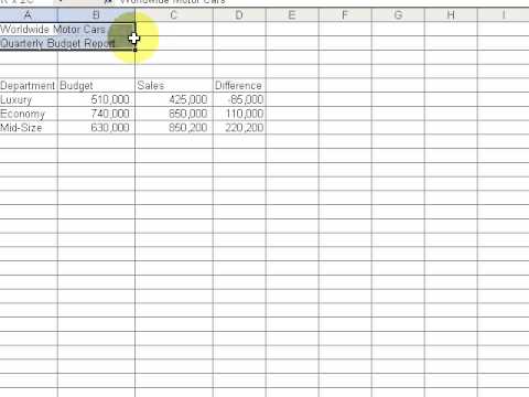 Excel VBA Tutorial Part 1