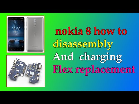 nokia 8 how to disassembly And  charging Flex replacement
