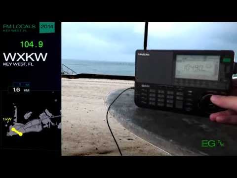 Local FM Bandscan for Key West (2014)