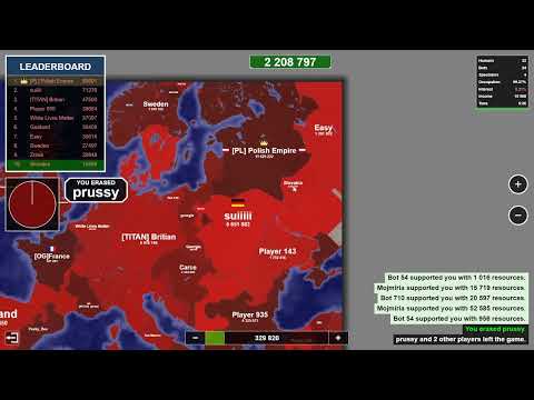 Europe Map Winning Strategy! Territory Games io - Territorial IO