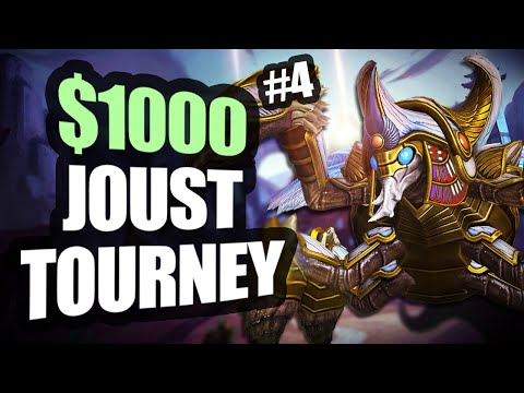 $1000 Joust Tournament Game #4 Khepri the sleeper pick of the tourney?- Smite