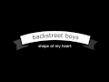 Backstreet Boys Shape Of My Heart