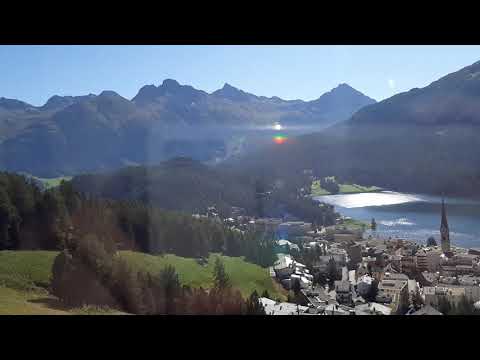 St. Moritz Dorf train to Chantarella