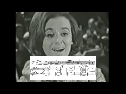 Ingeborg Hallstein - Grothe: Die schwedische Nachtigall - "Lied der Nachtigall" (with score)