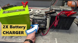 MARINE grade Battery TOOL Charger for 12v and 6v batteries