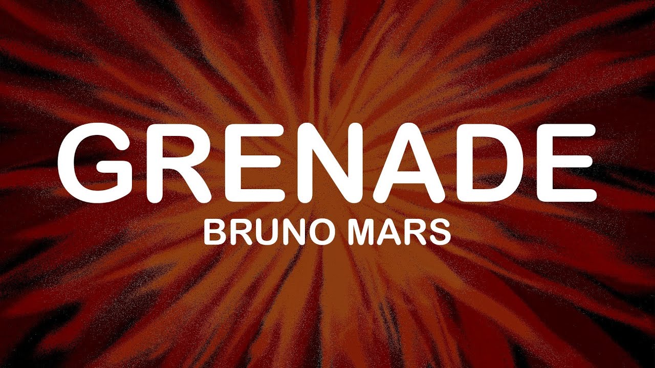 Bruno Mars - Grenade (Lyrics / Lyric Video)