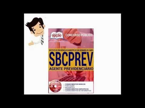 Apostila do Concurso SBCprev 2016 - Agente Previdenciário