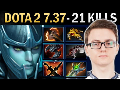 Phantom Assassin Gameplay Miracle with 21 Kills and Abyssal - Dota 2 7.37