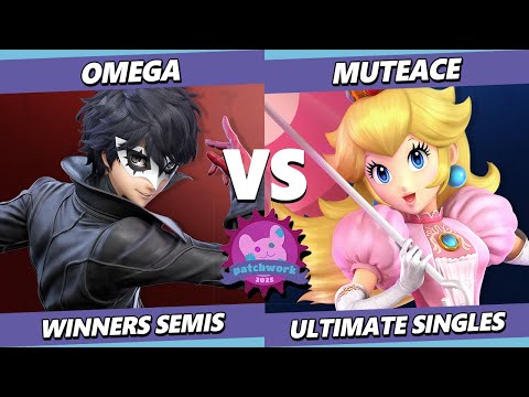 Patchwork 2025 TOP 8 - omega (Joker) Vs. MuteAce (Peach) Smash Ultimate - SSBU