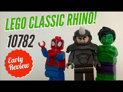 LEGO Classic Rhino! 10782 Review Hulk vs Rhino Truck Showdown - Spider-Man & Hulk