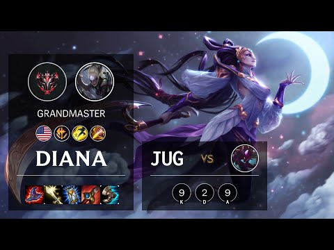 Diana Jungle vs Kha'Zix - NA Grandmaster Patch 10.18