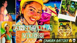 ANTALYA’DA HER ŞEY ÜCRETSİZ O PLAJ!😱 Berry Blue Hotel İnceleme & Vlog (Annem glo