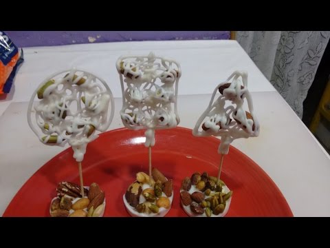 Piruletas y bombon de chocolate, Receta 150, Chocolateria basica Video