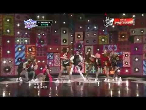 130103 SNSD - I Got A Boy @ Mnet M! Countdown (ComeBack Stage)
