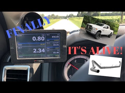 Raceme Ultra programmer and Exhaust on 18' Ram 2500 DIESEL