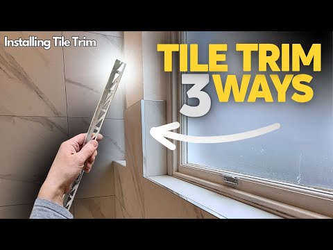 Tile Trim Guide For an EASY Designer Finish