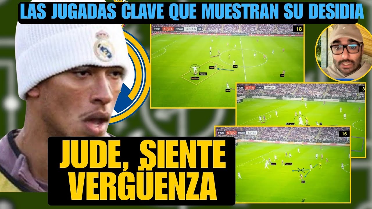 BELLINGHAM RETRATADO: SU VERGONZOSA SUPERCOPA AL DESCUBIERTO