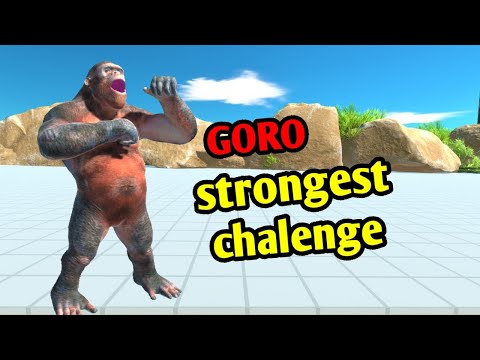 GORO VS EVERY STRONGEST UNIT FROM EVERY FACTIONS CHALLENGE Animal Revolt Battle Simulator