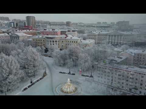 Fly from Murmansk. February 2022. DJI mini 2.